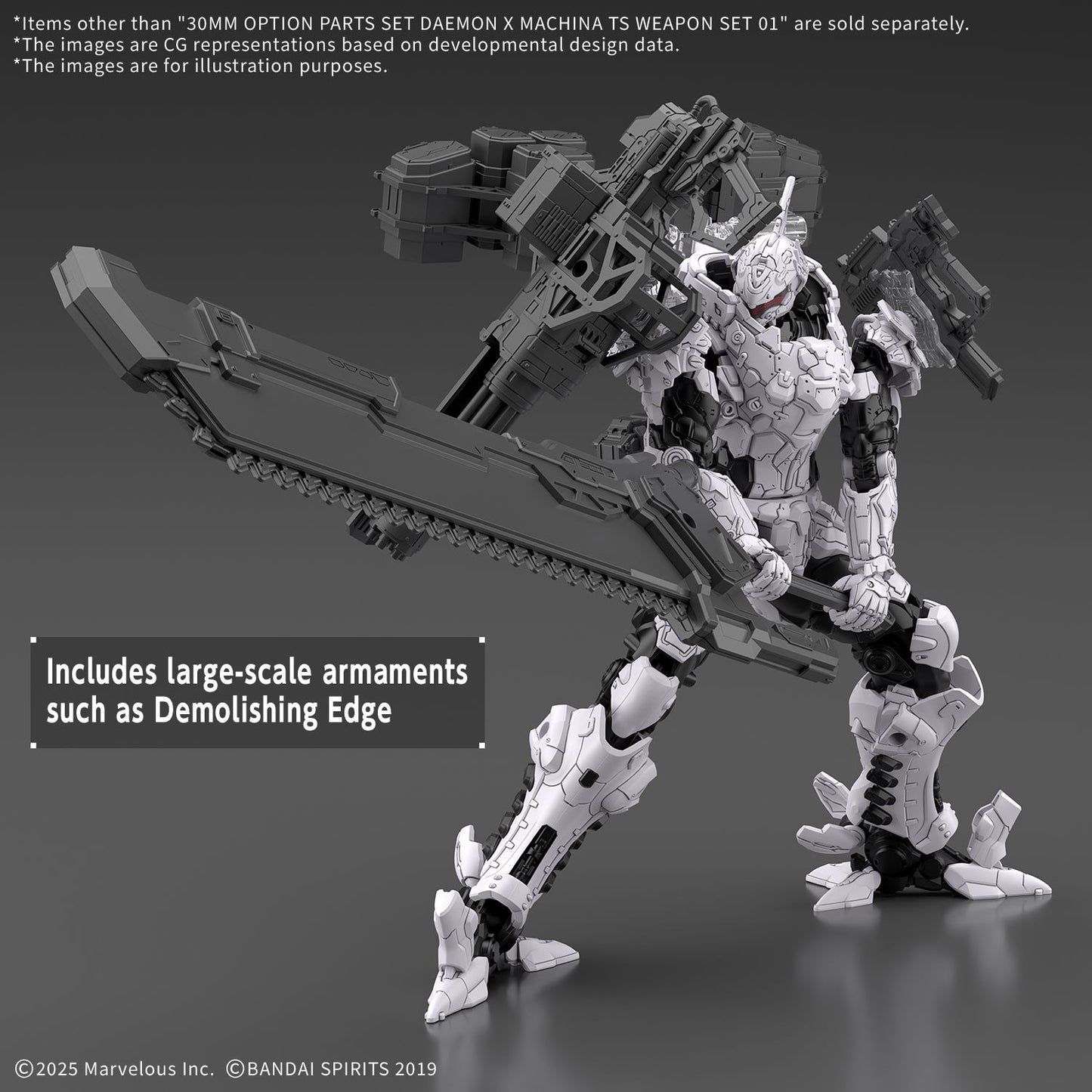 30MM Option Parts Set Daemon X Machina Ts Weapon Set 01