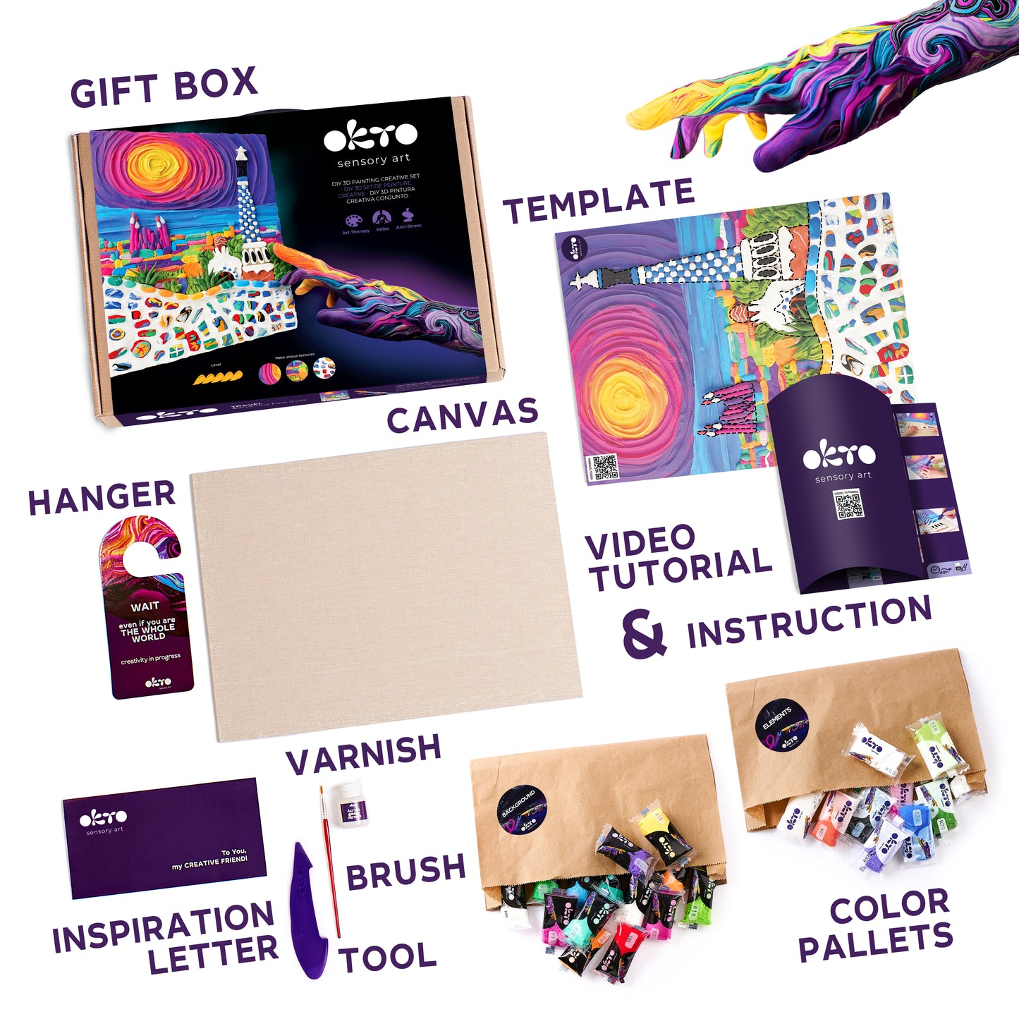 Sensory Art 3D Creative Set: Barcelona Park Guell