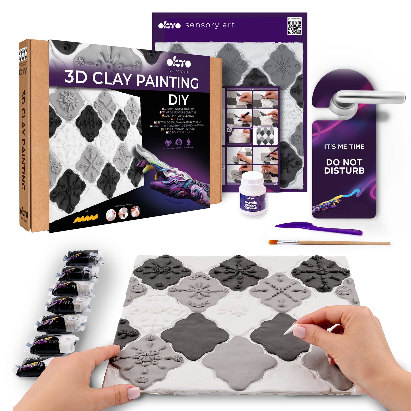 image2_DIY 3D Painting Tiles - Monochrome Harmony