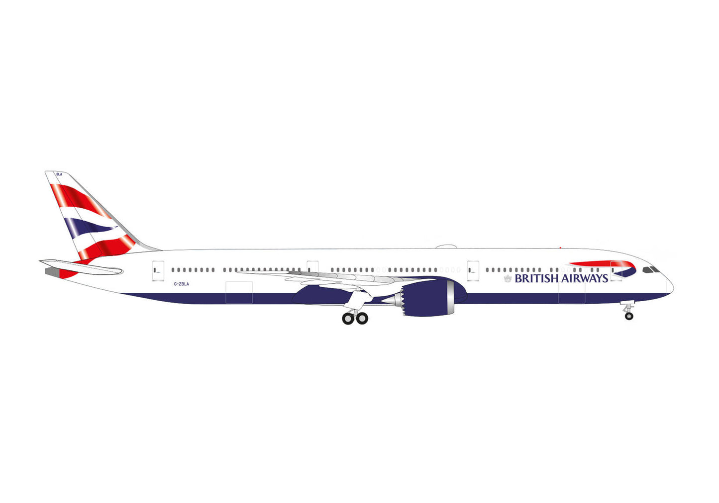 1/500 British Airways Boeing 787-10 Dreamliner G-ZBLA