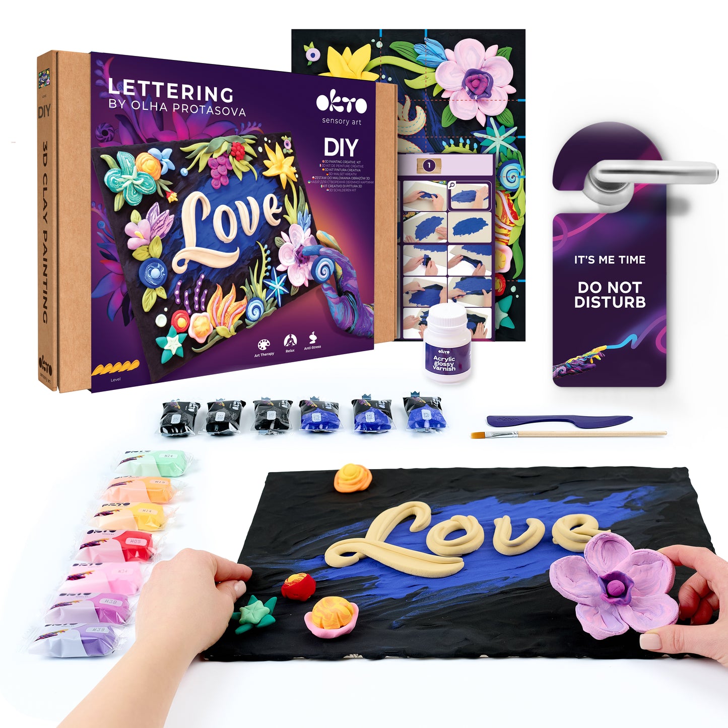 image2_DIY 3D Painting Lettering Kit - Love