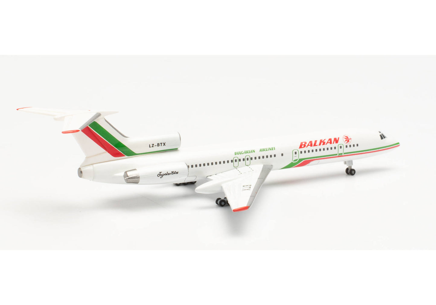 1/500 Balkan Bulgarian Airlines Tupolev TU-154M LZ-BTX