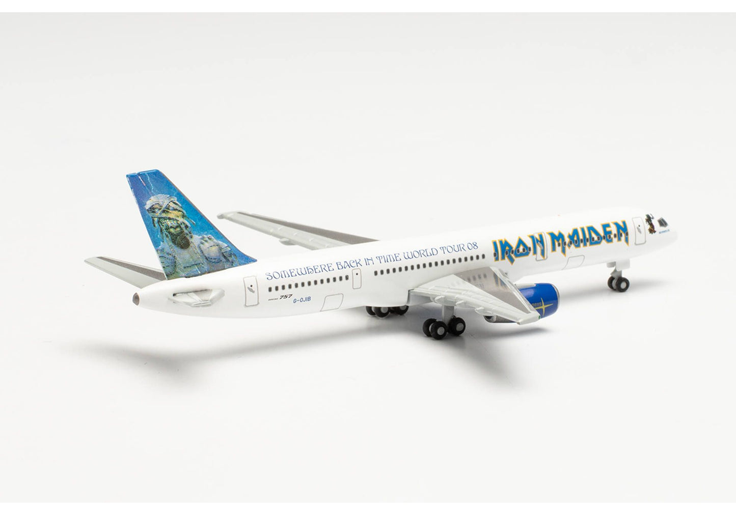 1/500 Iron Maiden (Astraeus) Boeing 757-200 "Ed Force One" Somewhere Back in Time World Tour 2008 G-OJIB