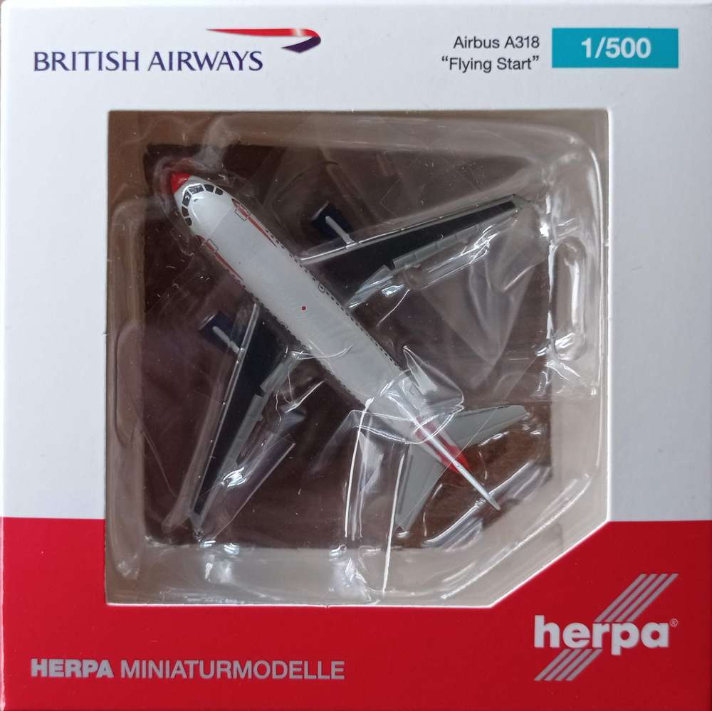 1/500 British Airways Airbus A318 "Flying Start" G-EUNB