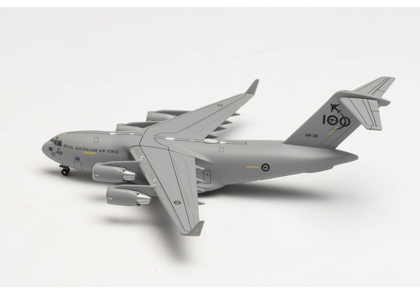 1/500 Royal Australian Air Force Boeing C-17A Globemaster III No 36 Squadron RAAF Amberley "RAAF 100" A41-210