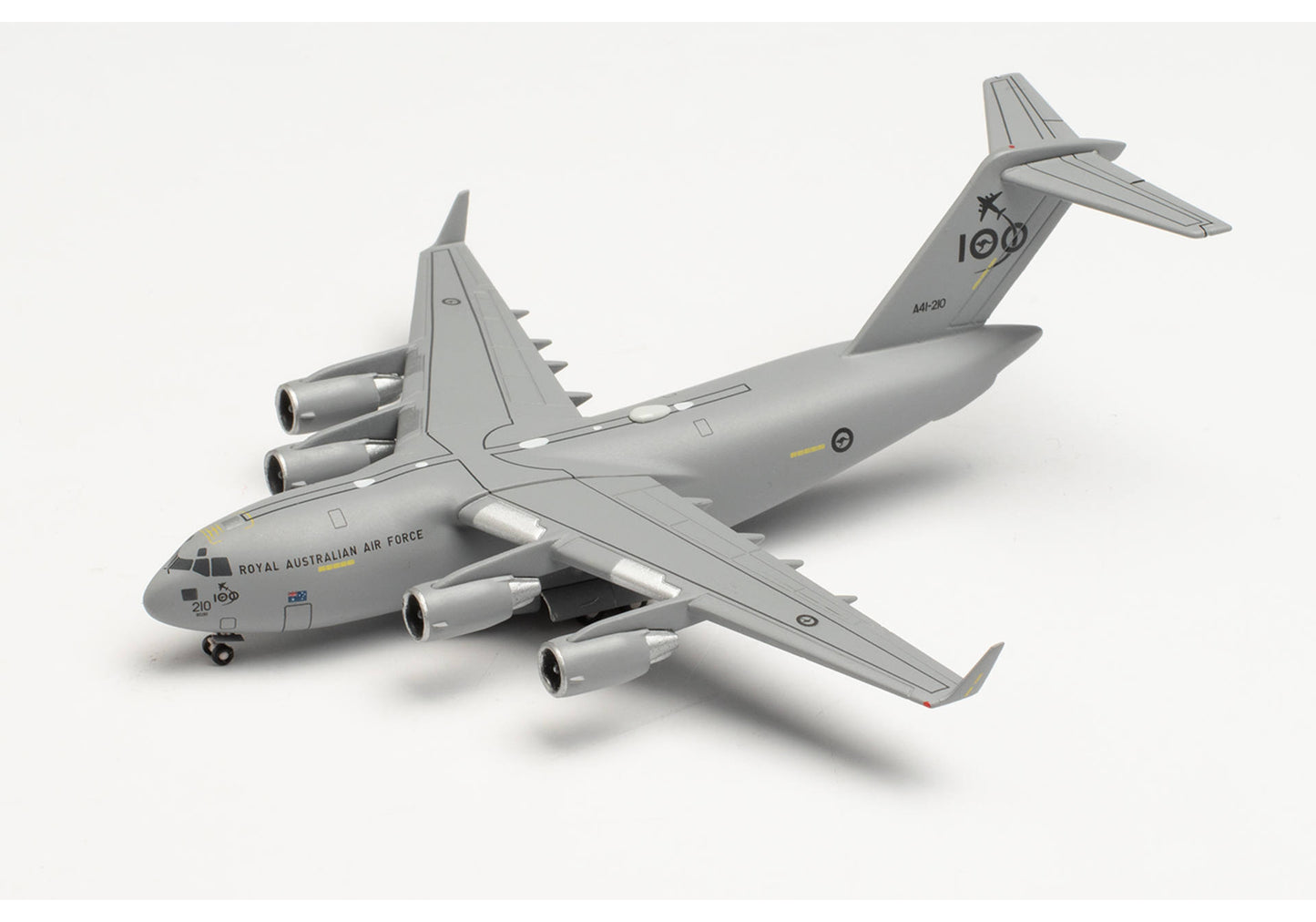 1/500 Royal Australian Air Force Boeing C-17A Globemaster III No 36 Squadron RAAF Amberley "RAAF 100" A41-210