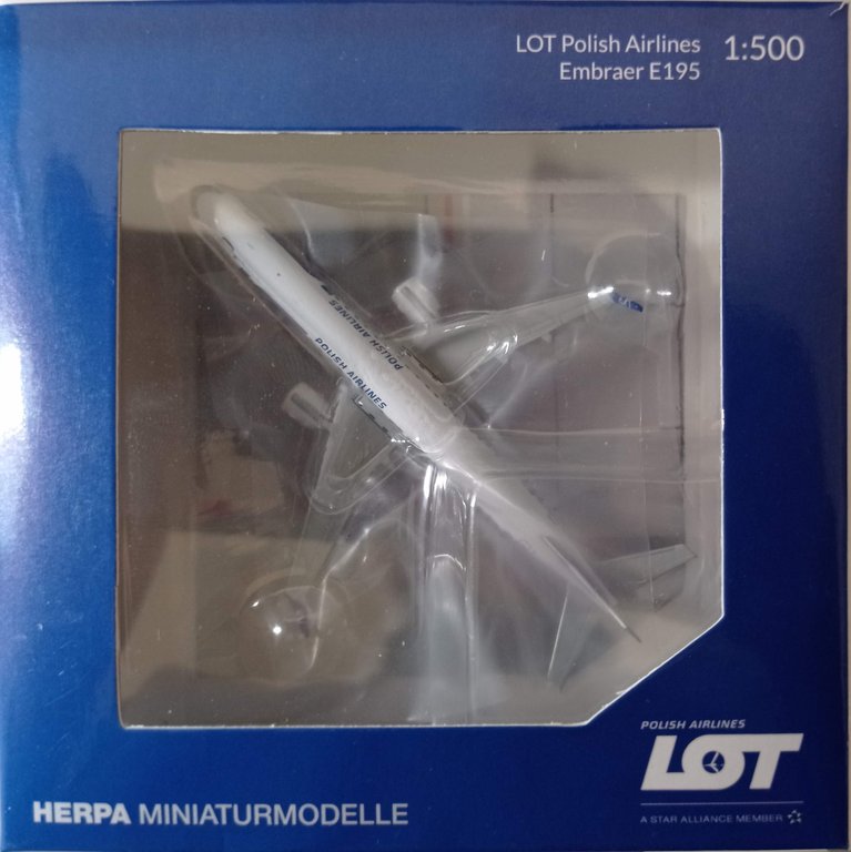 1/500 LOT Polish Airlines Embraer E195 SP-LNM