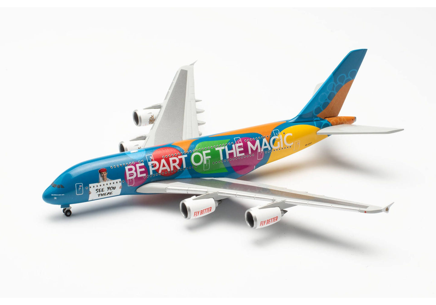 1/500 Emirates Airbus A380 "Destination Dubai" A6-EOT