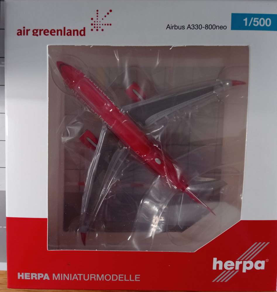 1/500 Air Greenland Airbus A330-800neo OY-GKN "Tuukkaq"