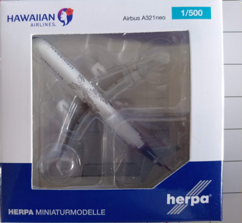 1/500 Hawaiian Airlines Airbus A321neo N215HA "Uhiuhi"