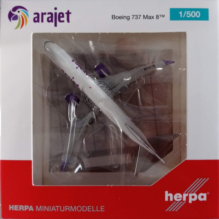 1/500 Arajet Boeing 737 Max 8 HI1078 "Los Tres Ojos"