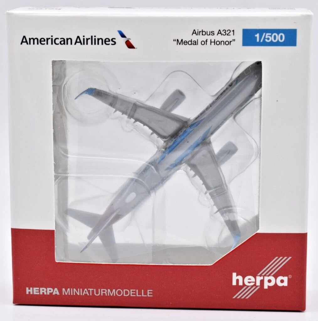 1/500 American Airlines Airbus A321 Medal of Honor N167AN "Flagship Valor"