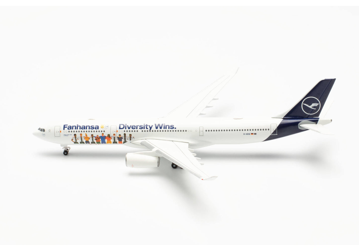 1/500 Lufthansa A330 "Fanhansa Diversity Wins" D-AIKQ