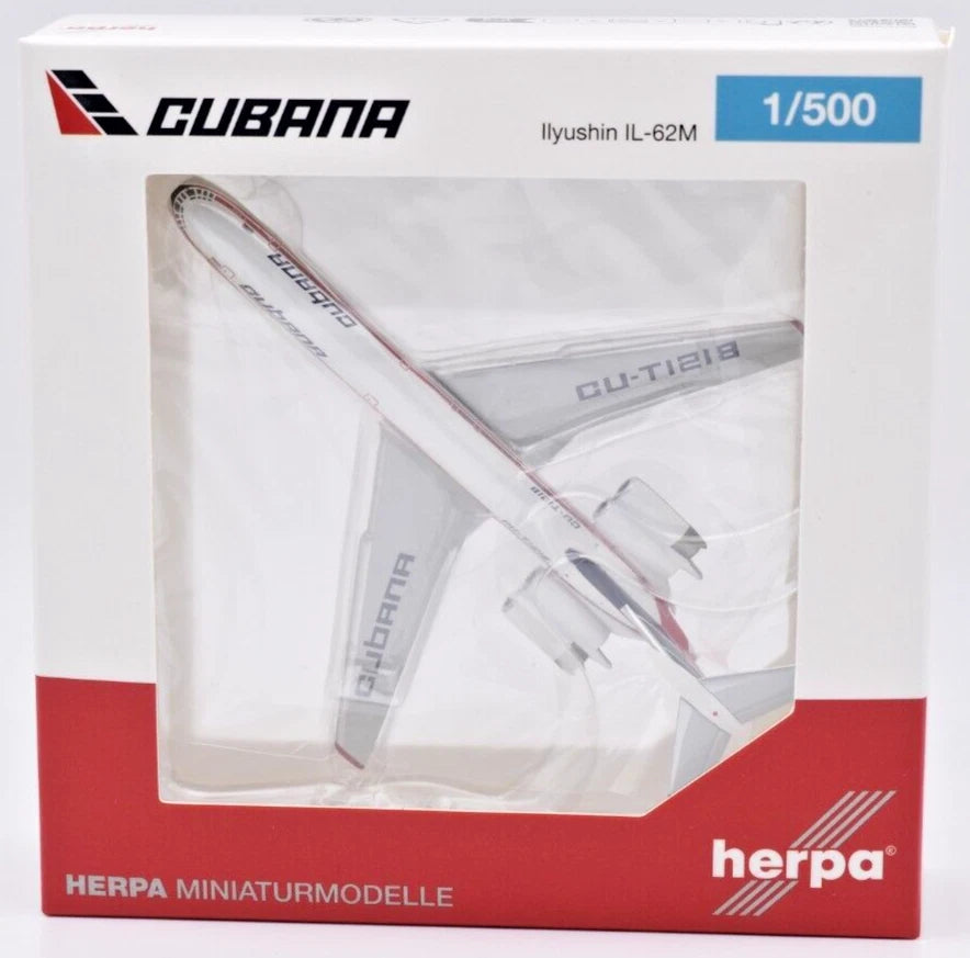 1/500 Cubana de Aviación Ilyushin IL-62M CU-T1218
