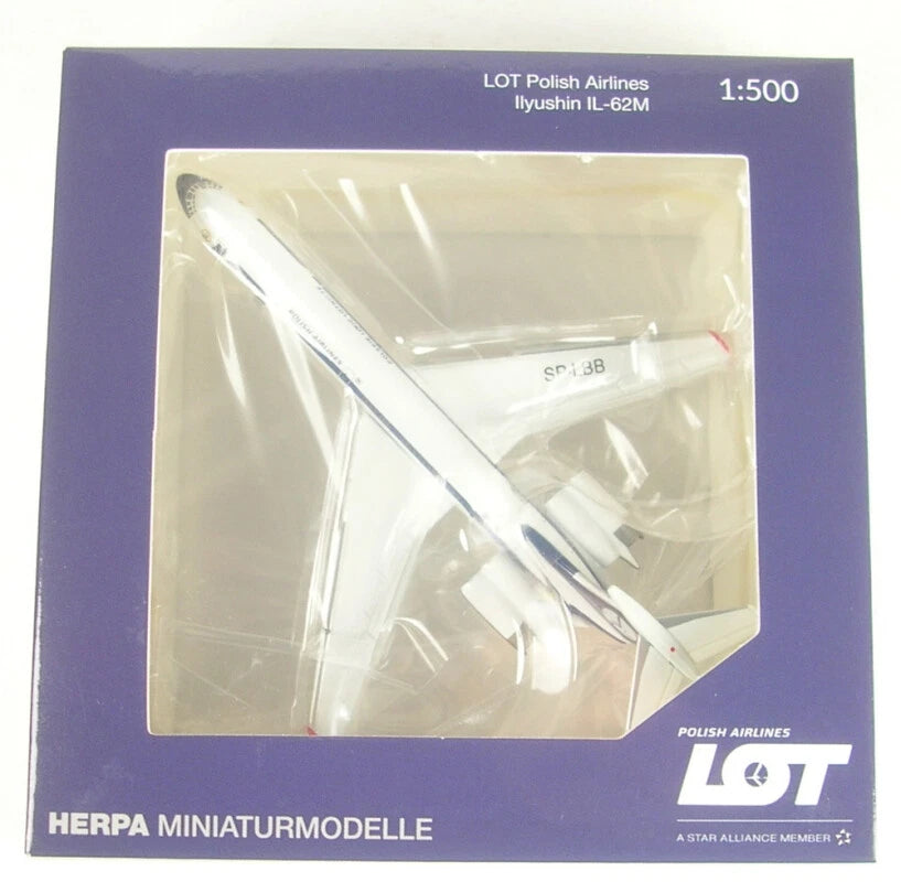 1/500 LOT Polish Airlines Ilyushin IL-62M SP-LBB "Ignacy Paderewski"