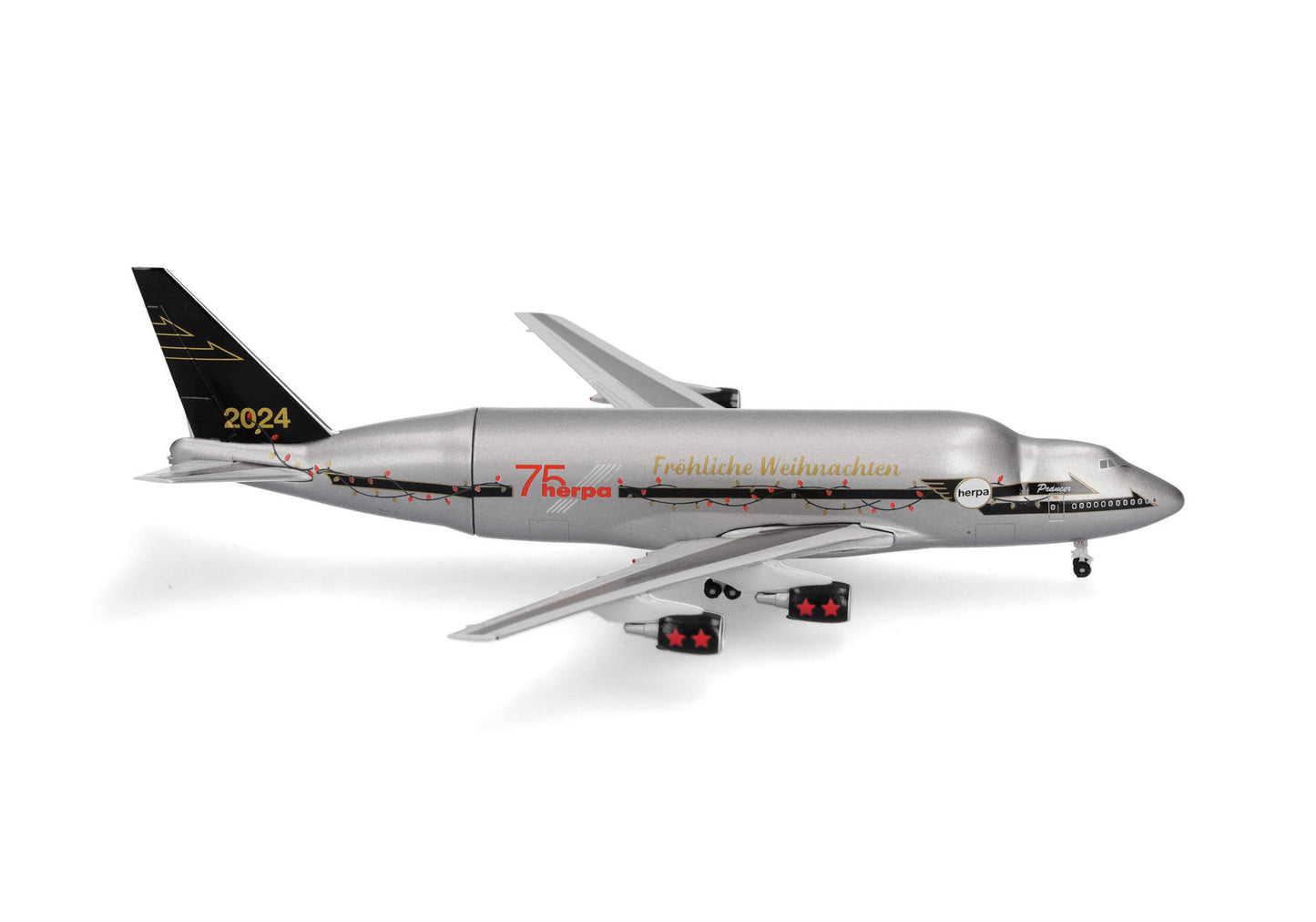 1/500 Christmas 2024 Boeing 747LCF Dreamlifter "Prancer"