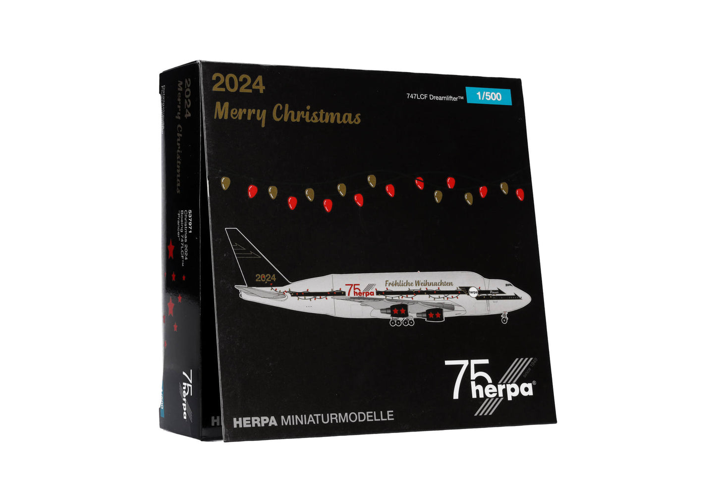 1/500 Christmas 2024 Boeing 747LCF Dreamlifter "Prancer"