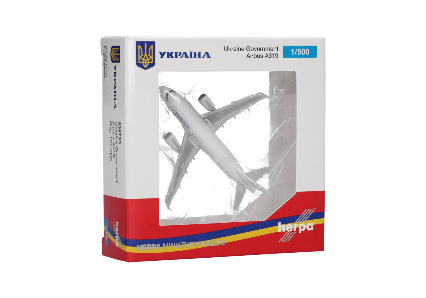1/500 Ukraine Government Airbus A319 ACJ UR-ABA