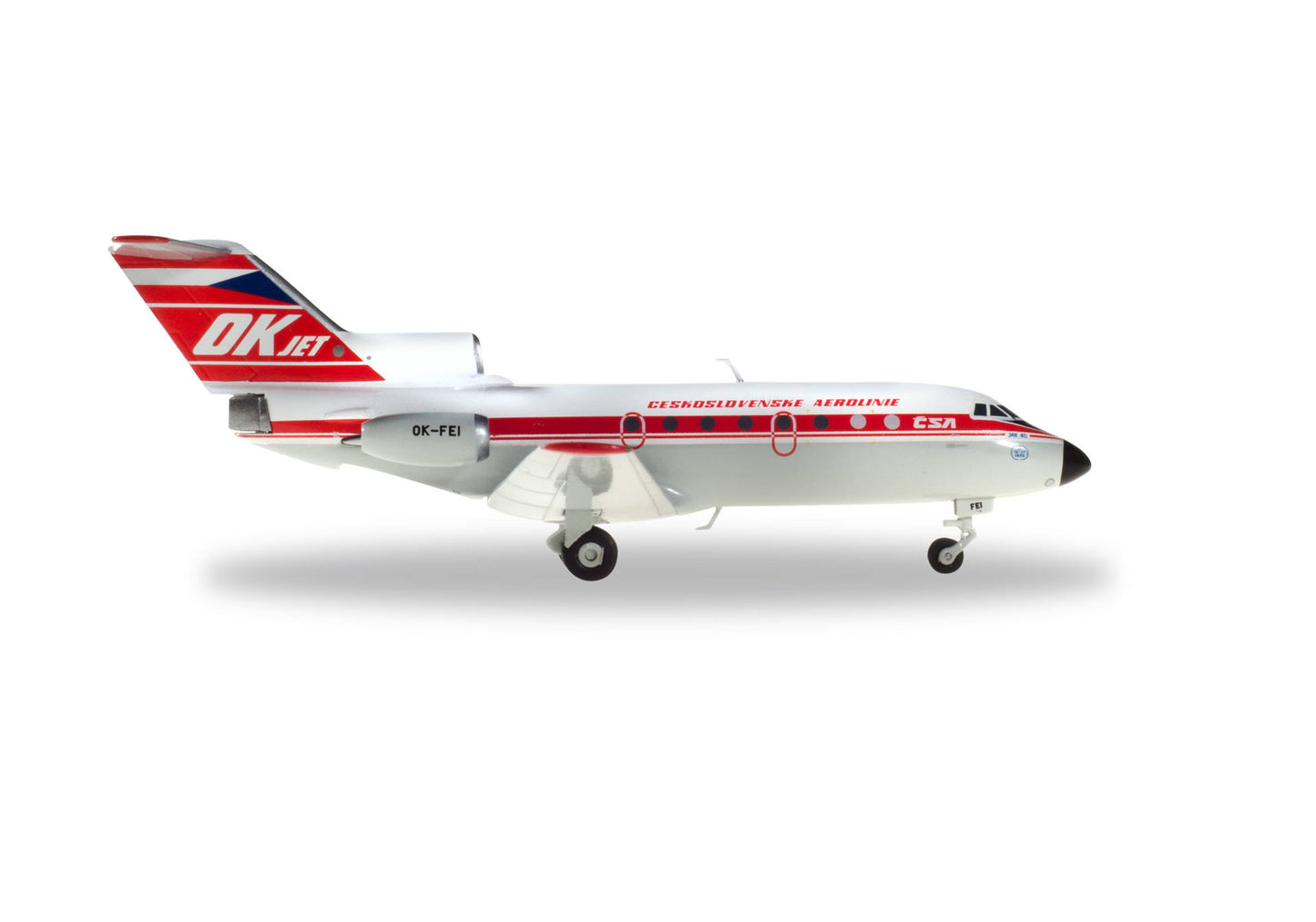 1/200 CSA Ceskoslovenske Airlines Yakovlev Yak-40 OK-FEI