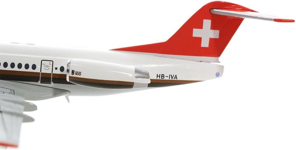 1200 Swissair Fokker 100 HB-IVA "Aarau"