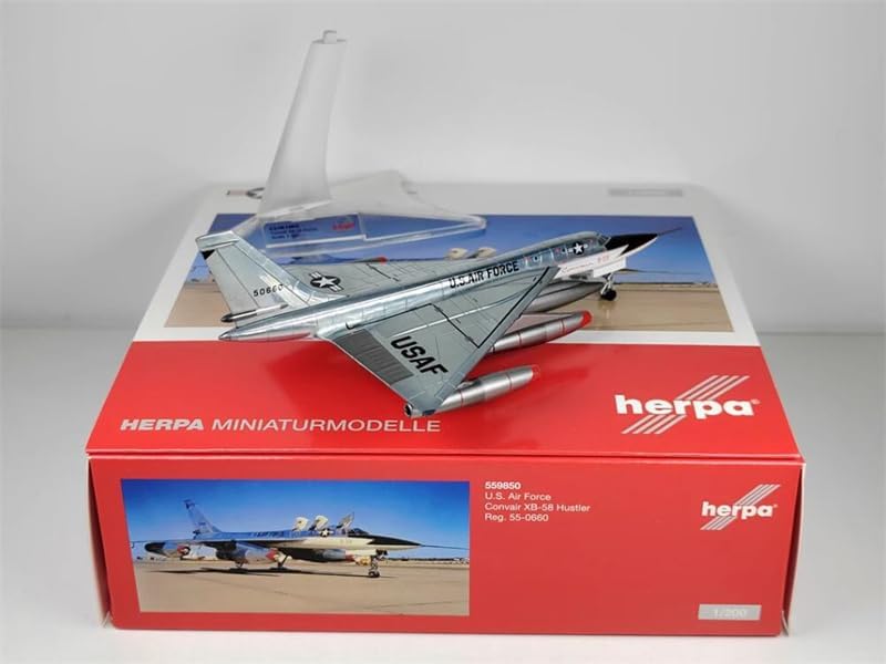1200 U.S. Air Force Convair XB-58 Hustler with Removable Landing Gear 55-0660