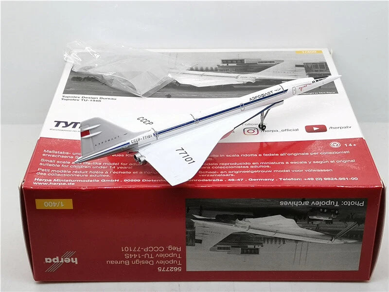 1/500 Tupolev Design Bureau Tupolev TU-144S CCCP-77101