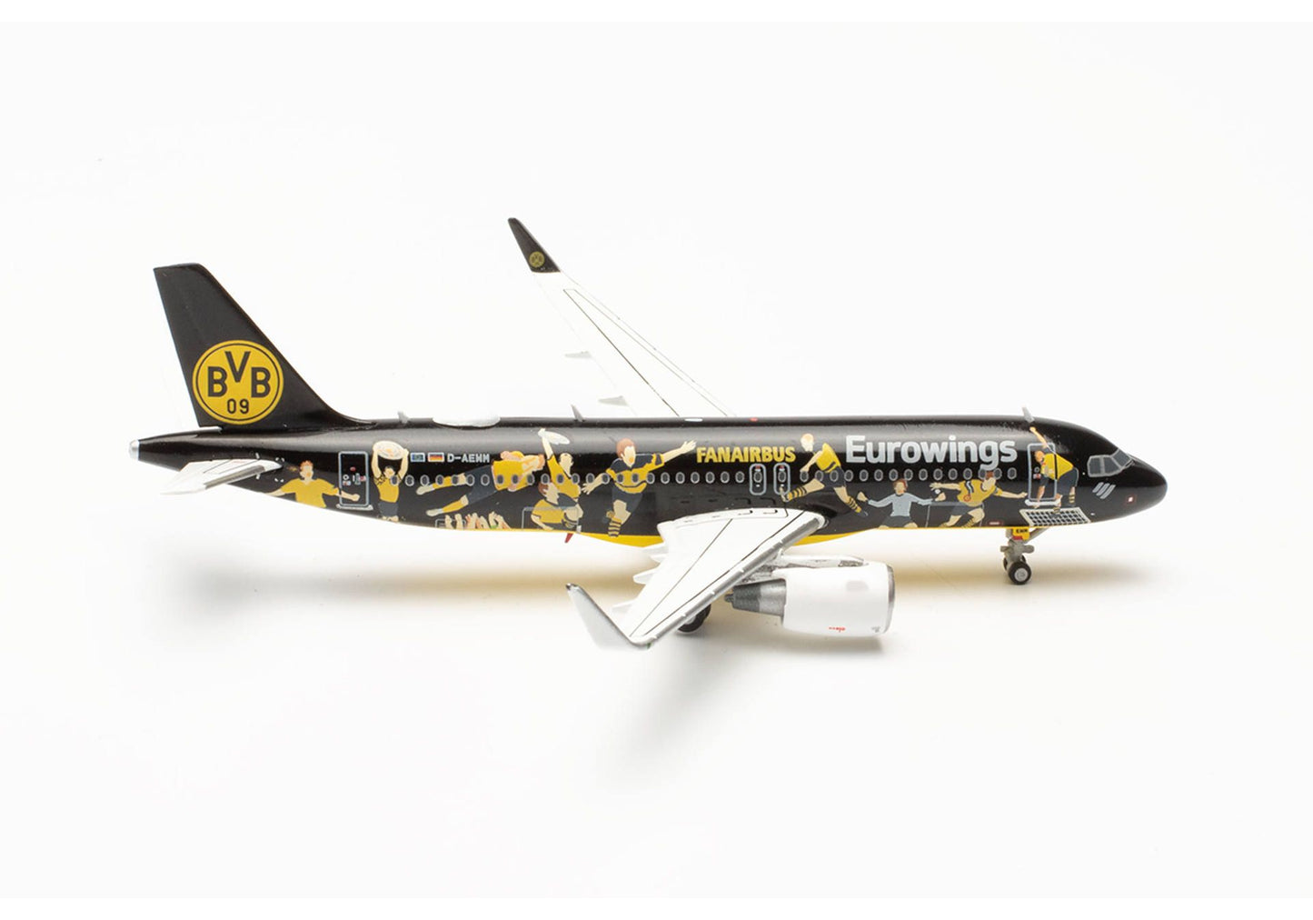 1/400 Eurowings Airbus A320 "BVB Fanairbus" D-AEWM