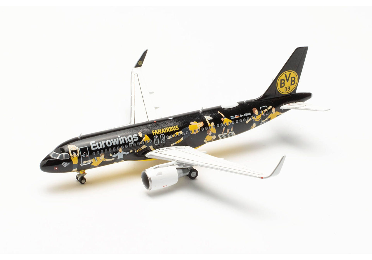 1/400 Eurowings Airbus A320 "BVB Fanairbus" D-AEWM