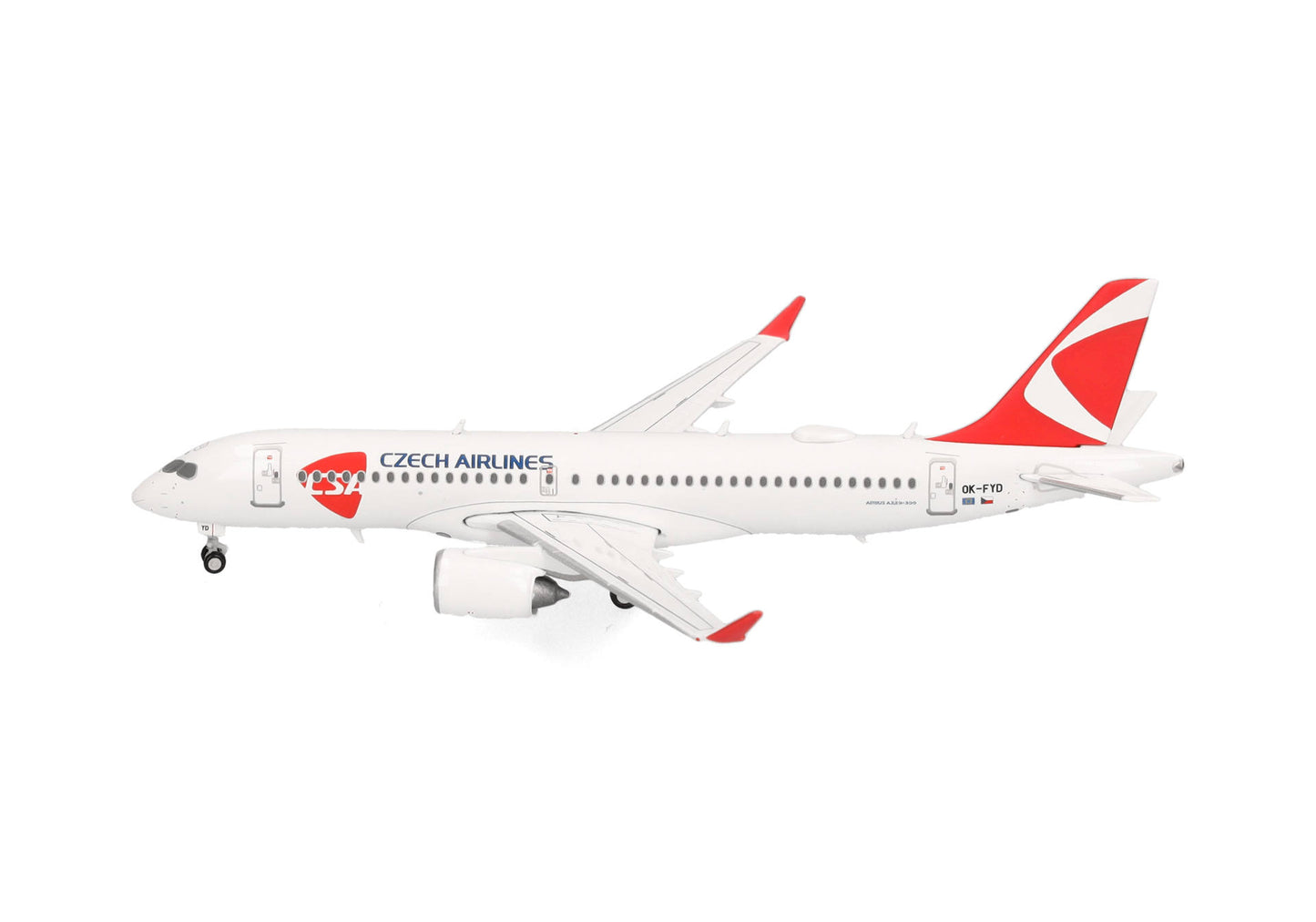 1/400 CSA Czech Airlines Airbus A220-300 OK-FYD