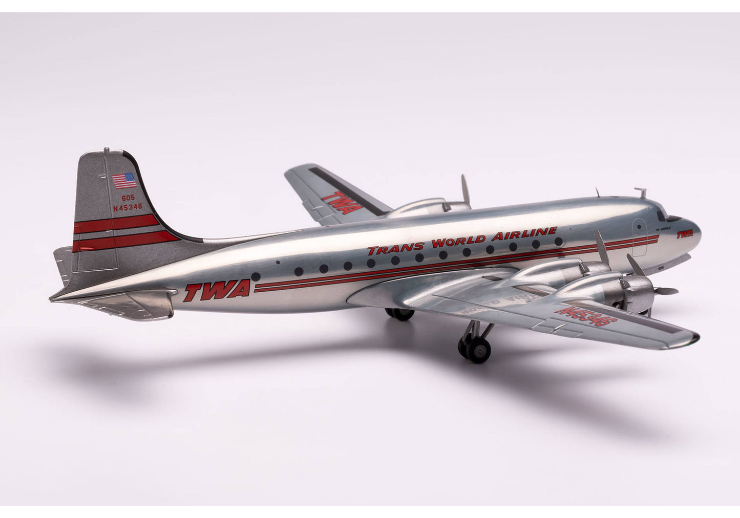 1/200 TWA Trans World Airline Douglas DC-4 N45346 "The Acropolis"