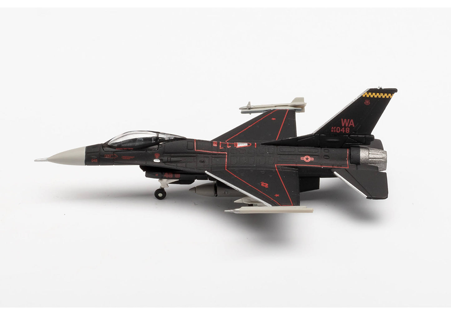 1/200 U.S. Air Force Lockheed Martin F-16C Fighting Falcon 64th Aggressor Squadron Nellis Air Base "Wraith" 89-2048