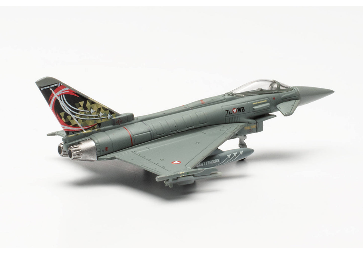 1/200 Austrian Air Force Eurofighter Typhoon Überwachungsgeschwader Zeltweg Air Base "Austrian Typhoons" 7L-WB