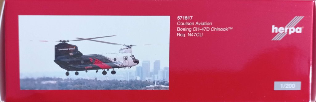 1/200 Coulson Aviation Boeing CH-47D Chinook N47CU