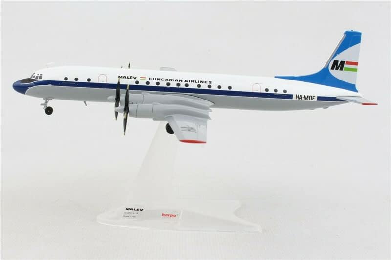 1/200 Malév Hungarian Airlines Ilyushin IL-18 Late Colors HA-MOF