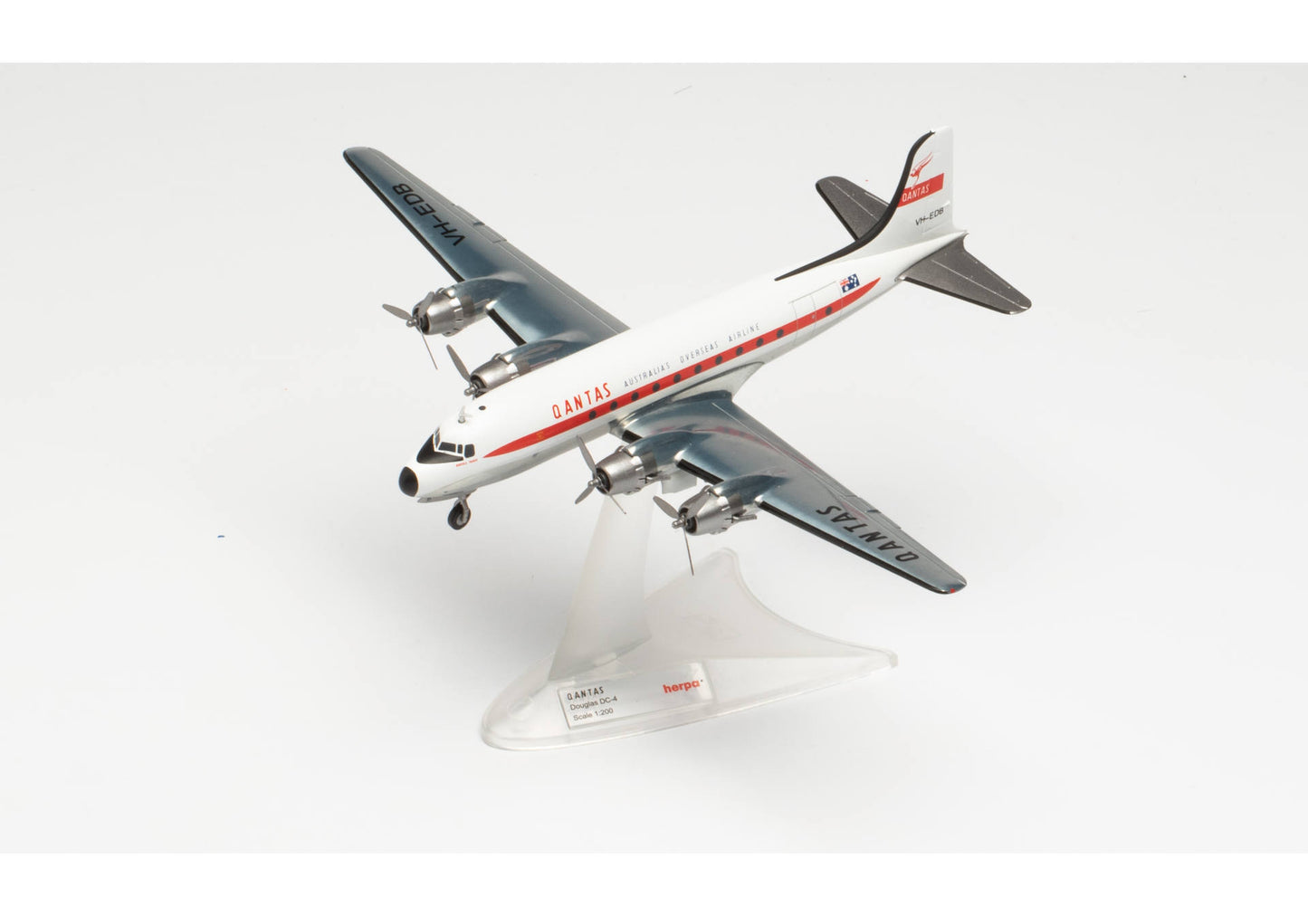 1/200 Qantas Douglas DC-4 VH-EDB "Norfolk Trader"