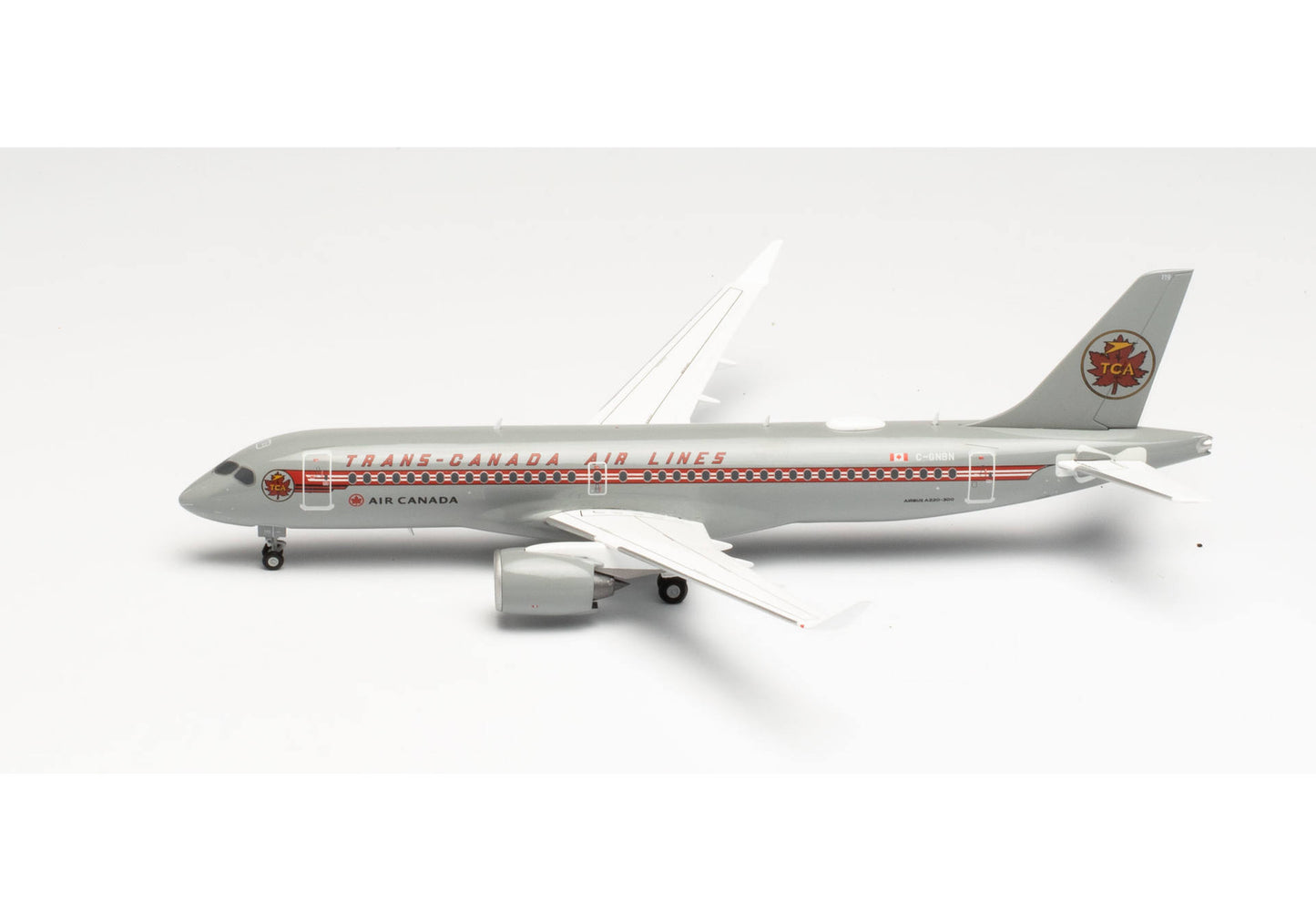 1/200 Air Canada Airbus A220-300 Trans-Canada Air Lines Retro Livery C-GNBN