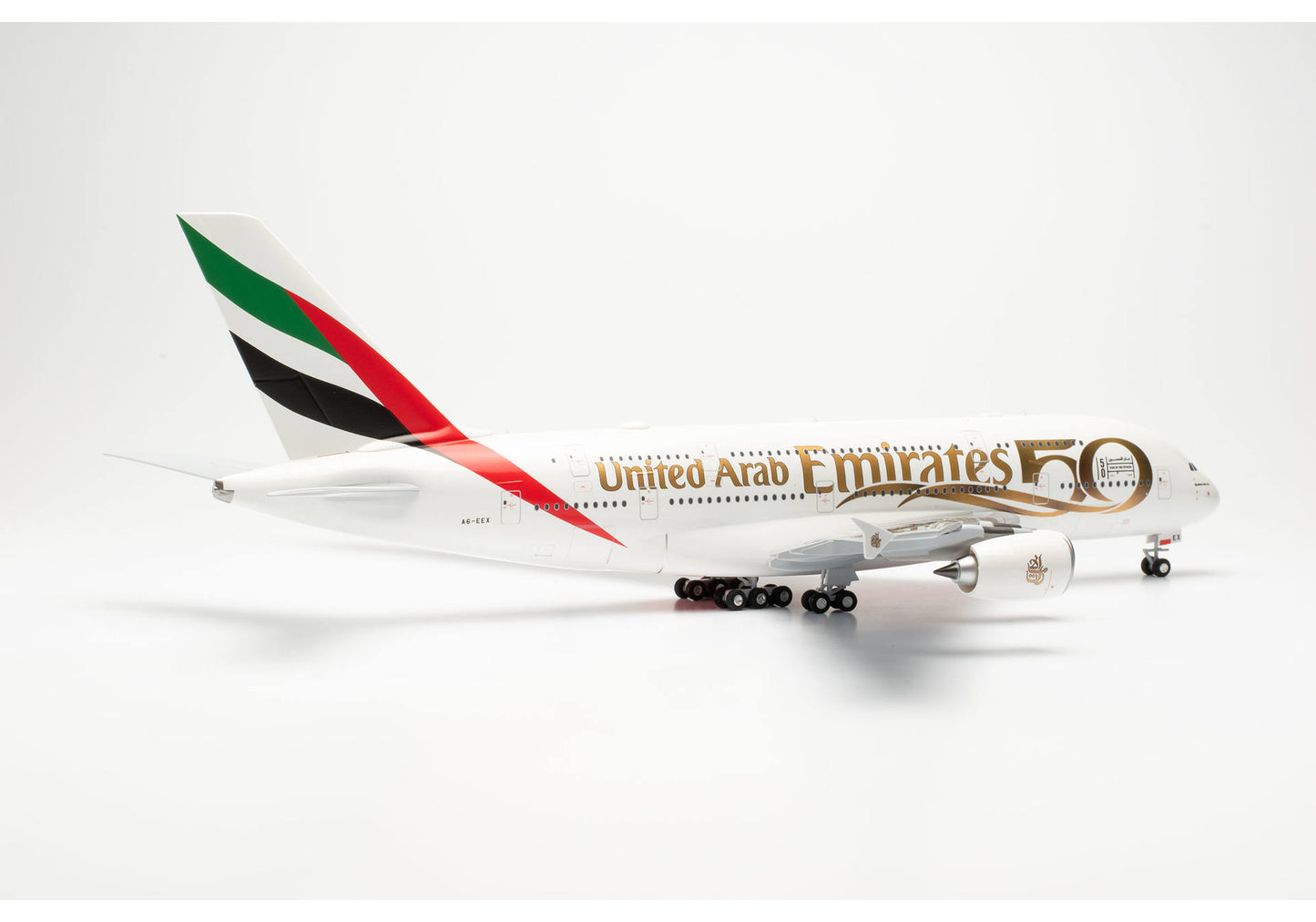 1/200 Emirates Airbus A380 UAE 50th Anniversary A6-EEX