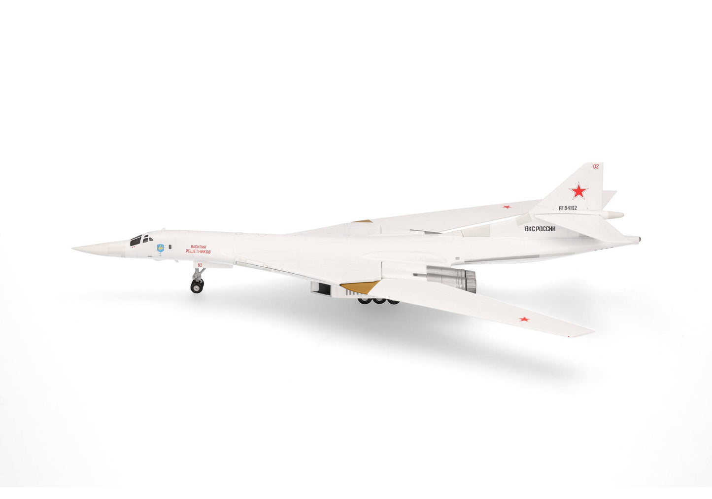 1/200 Russian Air Force Tupolev TU-160 "Blackjack" / "White Swan" RF-94102 / 02 Red "Vasily Reshetnikov"