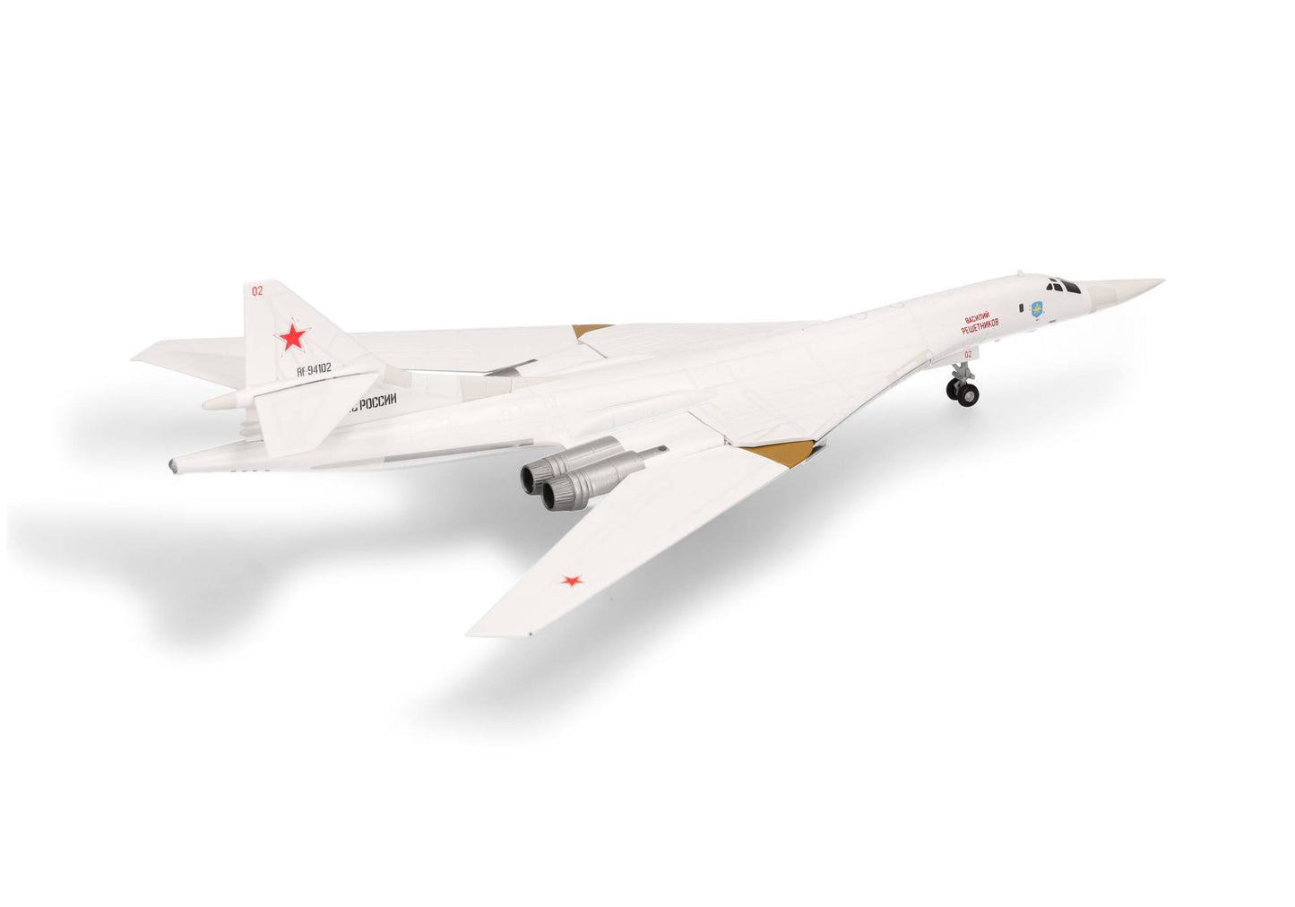 1/200 Russian Air Force Tupolev TU-160 "Blackjack" / "White Swan" RF-94102 / 02 Red "Vasily Reshetnikov"