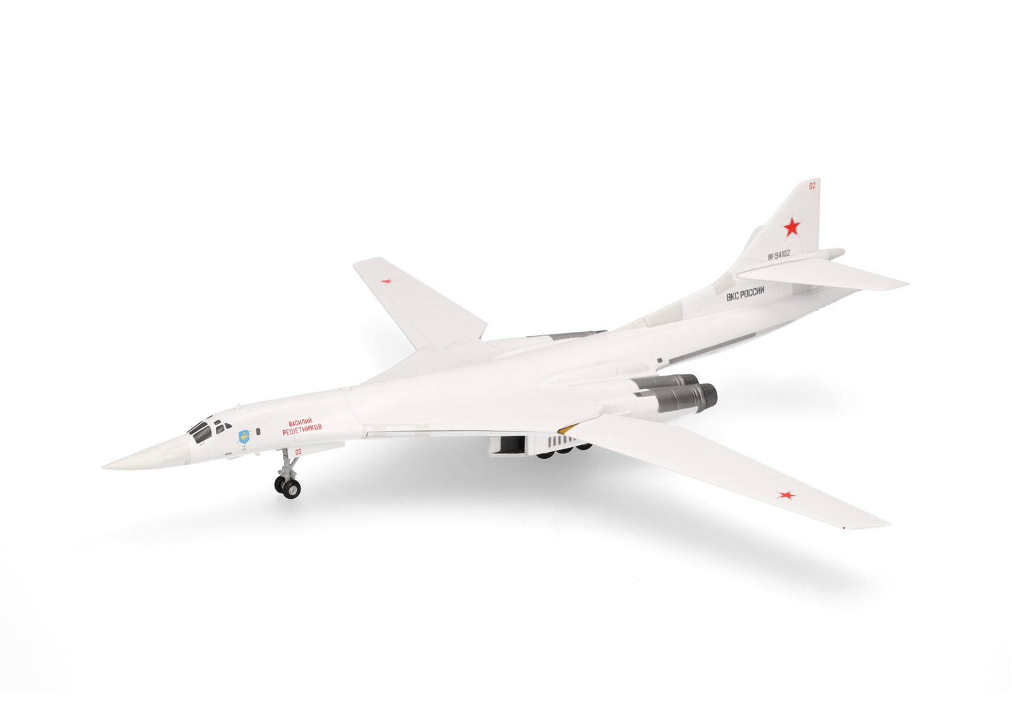 1/200 Russian Air Force Tupolev TU-160 "Blackjack" / "White Swan" RF-94102 / 02 Red "Vasily Reshetnikov"