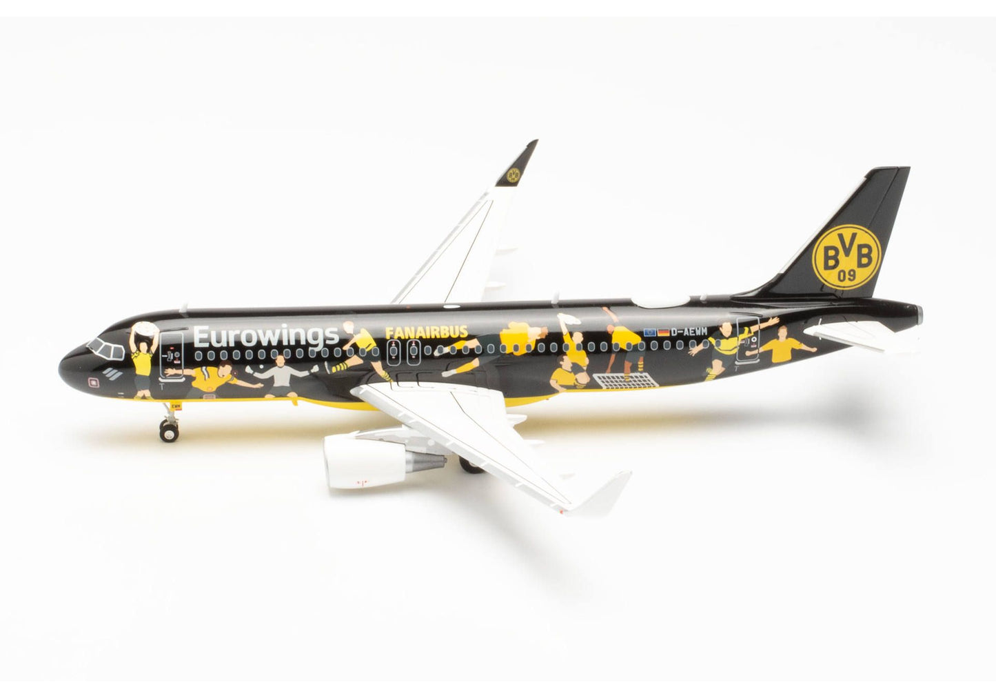 1/200 Eurowings Airbus A320 "BVB Fanairbus" D-AEWM