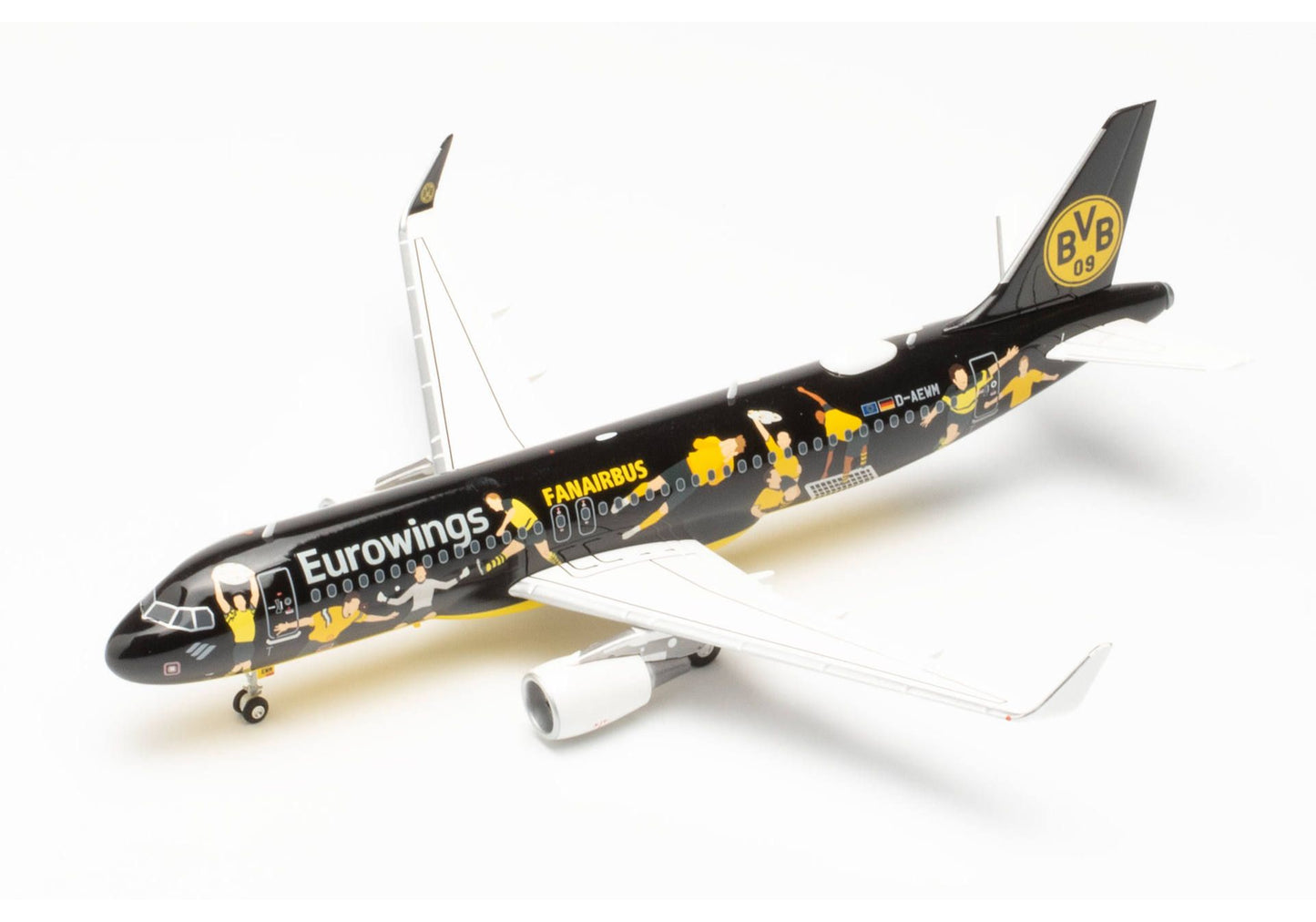 1/200 Eurowings Airbus A320 "BVB Fanairbus" D-AEWM