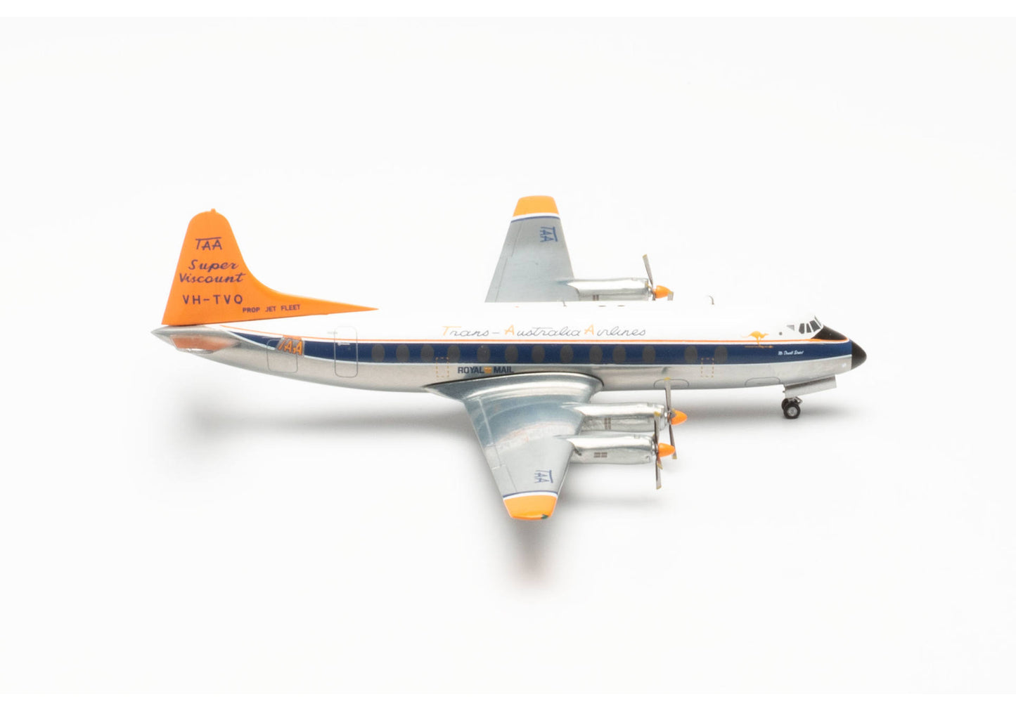 1/200 TAA Trans Australian Airlines Vickers Viscount 800 VH-TVQ "McDouall Stuart"