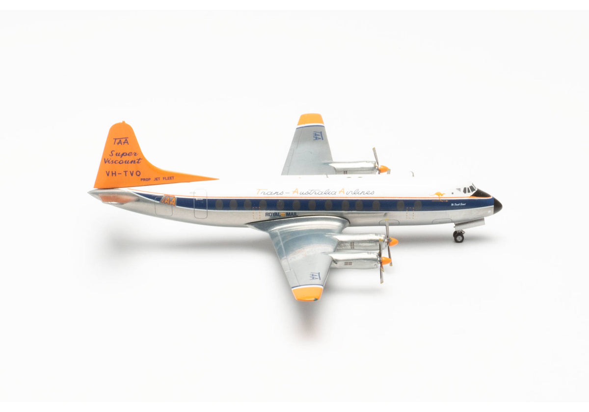 1/200 TAA Trans Australian Airlines Vickers Viscount 800 VH-TVQ "McDouall Stuart"