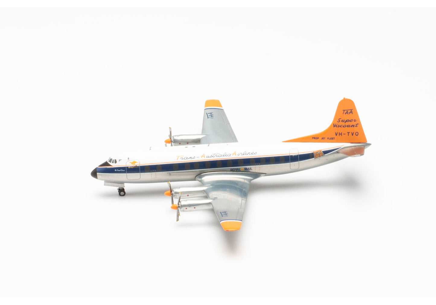 1/200 TAA Trans Australian Airlines Vickers Viscount 800 VH-TVQ "McDouall Stuart"