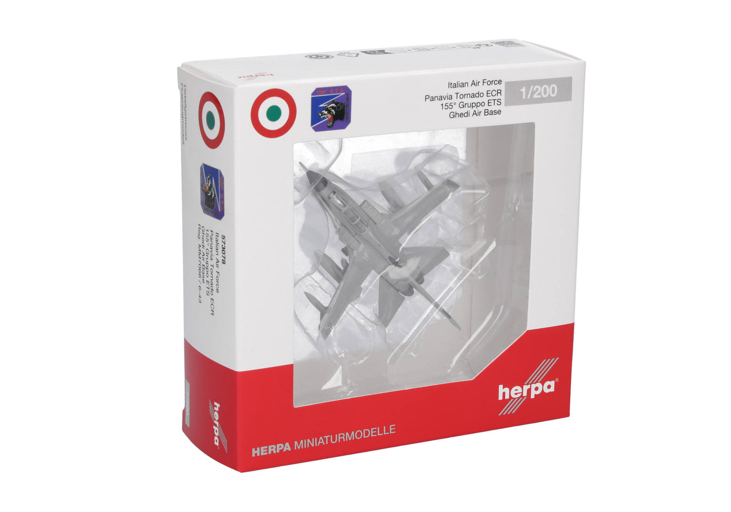 1/200 Italian Air Force Panavia Tornado ECR 155° Gruppo ETS 6° Stormo "Diavoli Rossi" Ghedi Air Base 6-43