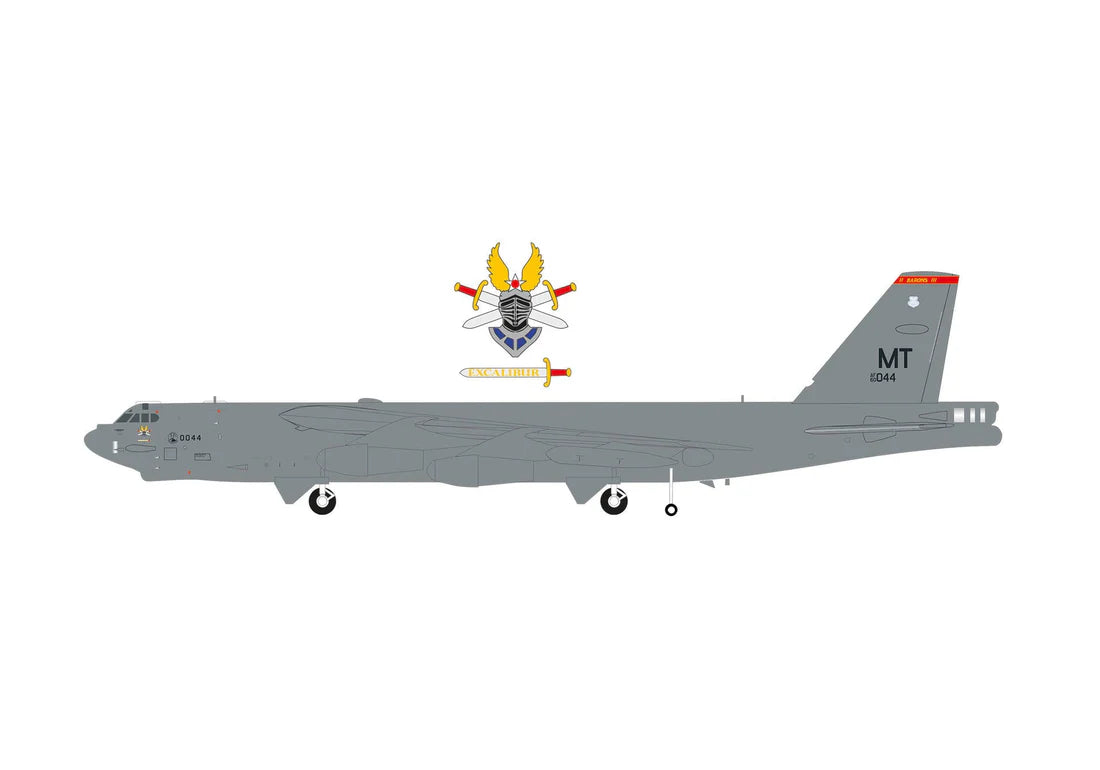 1/200 U.S. Air Force Boeing B-52H 23rd Bomb Squadron "Barons" 5th Bomb Wing Minot Air Base "Excalibur" 60-0044