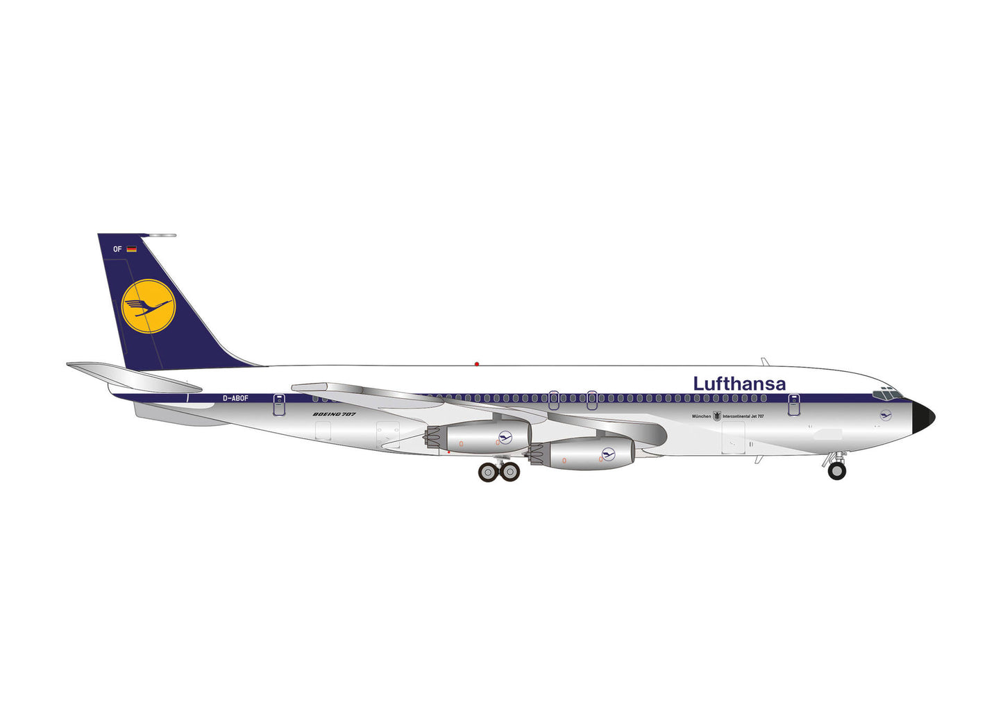 1/200 Lufthansa Boeing 707-400 D-ABOF "Munich"