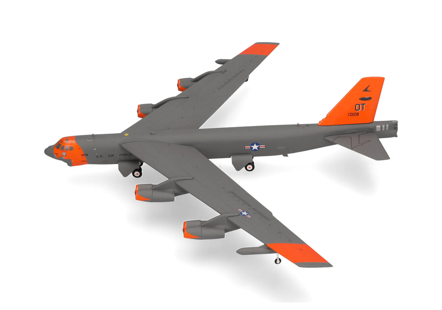 1/200 U.S. Air Force Boeing B-52H Stratofortress 49th Test and Evaluation Sqn "Test Orange" Livery 61-0028