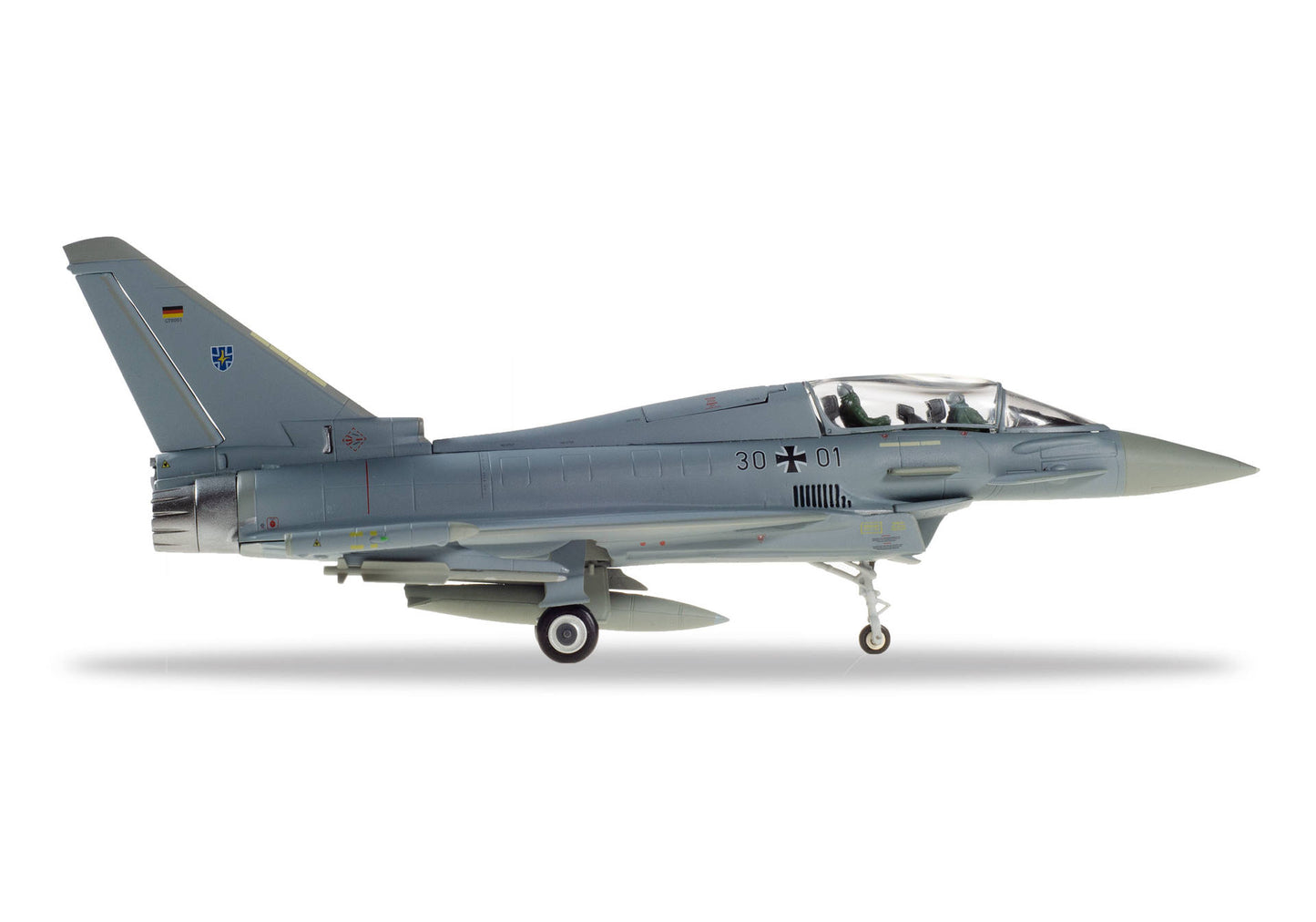 1/72 Luftwaffe Eurofighter Typhoon Twin-Seat TaktLwG 73 "Steinhoff" Laage Air Base 30+01